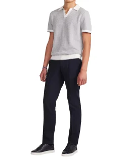 SEAM LINEN COTTON CREPE PANTS