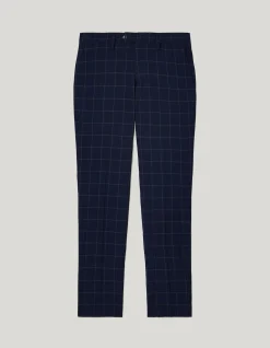 Sebastian Windowpane Check Tailored Pant