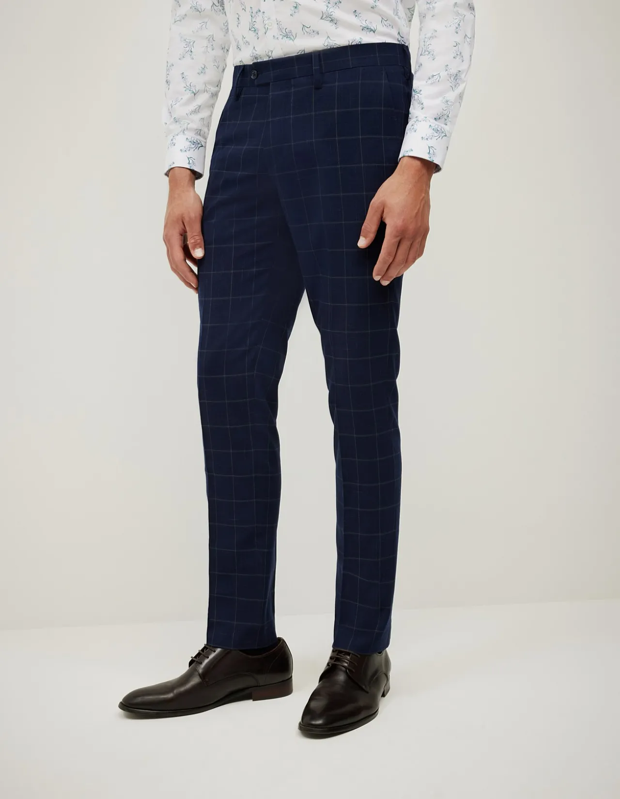 Sebastian Windowpane Check Tailored Pant