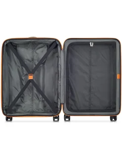 Securitech Patrol 66cm Expandable Hard Shell Suitcase Blue