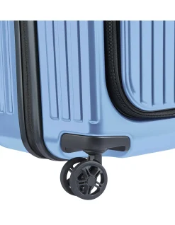 Securitime 77cm Expandable Extra Large Suitcase Lavender Blue