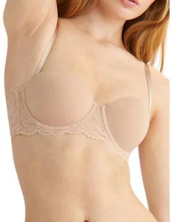 SEDUCTIVE COMFORT LOTUS FLORAL LIFT STRAPLESS BRA