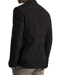 SEERSUCKER CHECK BLAZER