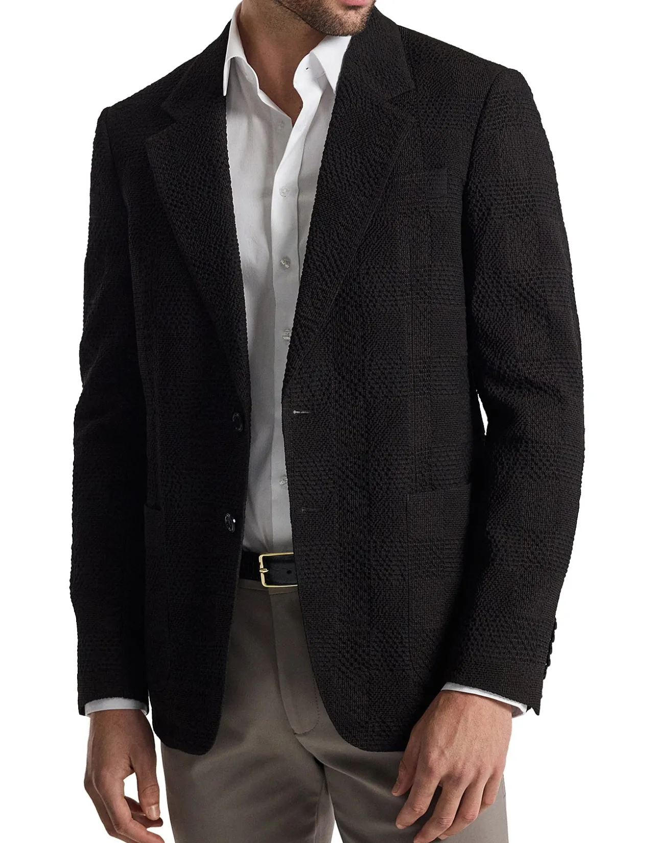 SEERSUCKER CHECK BLAZER