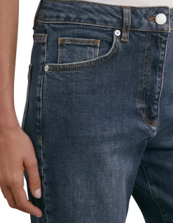 Selin Mid Rise Straight Leg Denim Jeans
