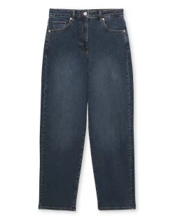 Selin Mid Rise Straight Leg Denim Jeans