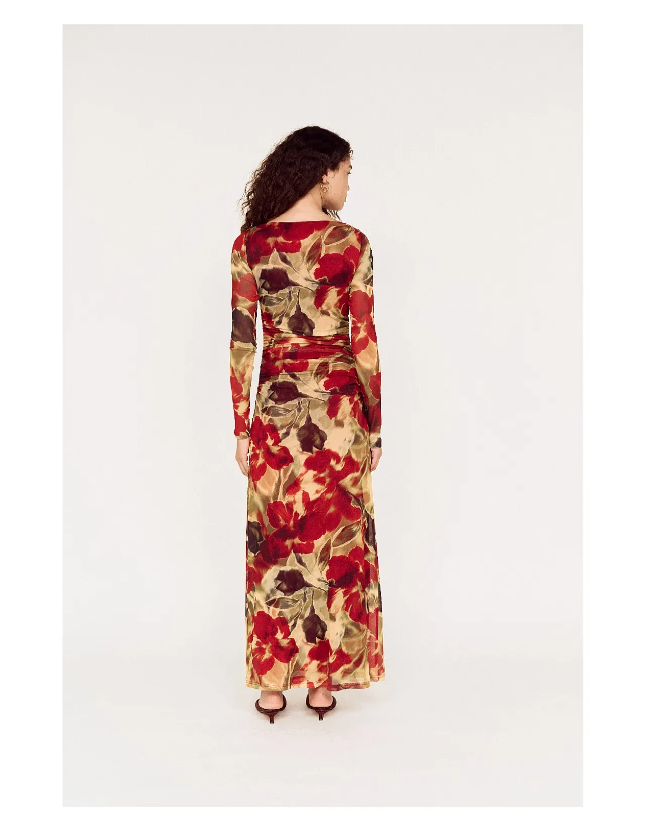 SELMA MESH MIDI DRESS