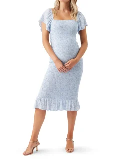 Selma Shirred Dress