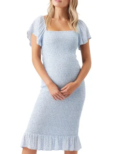 Selma Shirred Dress