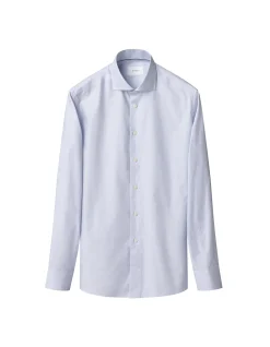 SEMI-SOLID SLIM FIT FINE TWILL SHIRT