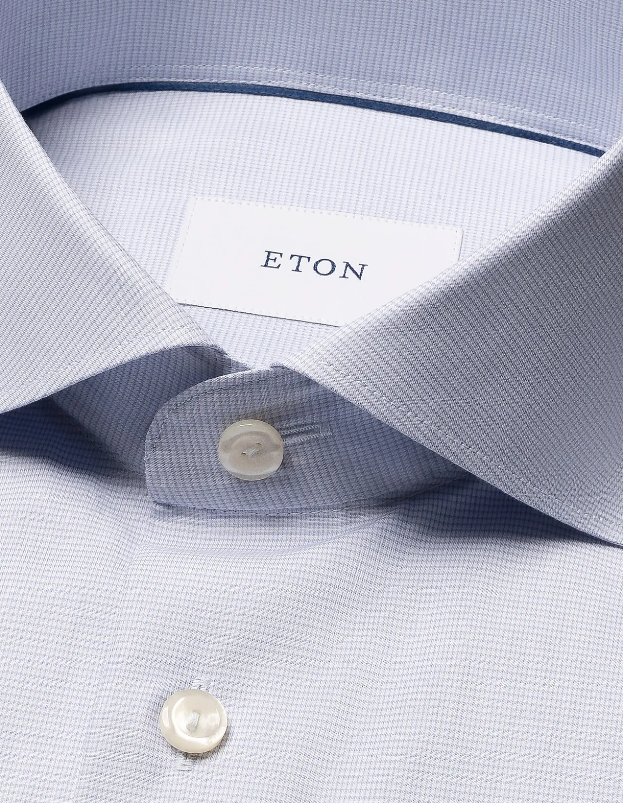 SEMI-SOLID SLIM FIT FINE TWILL SHIRT