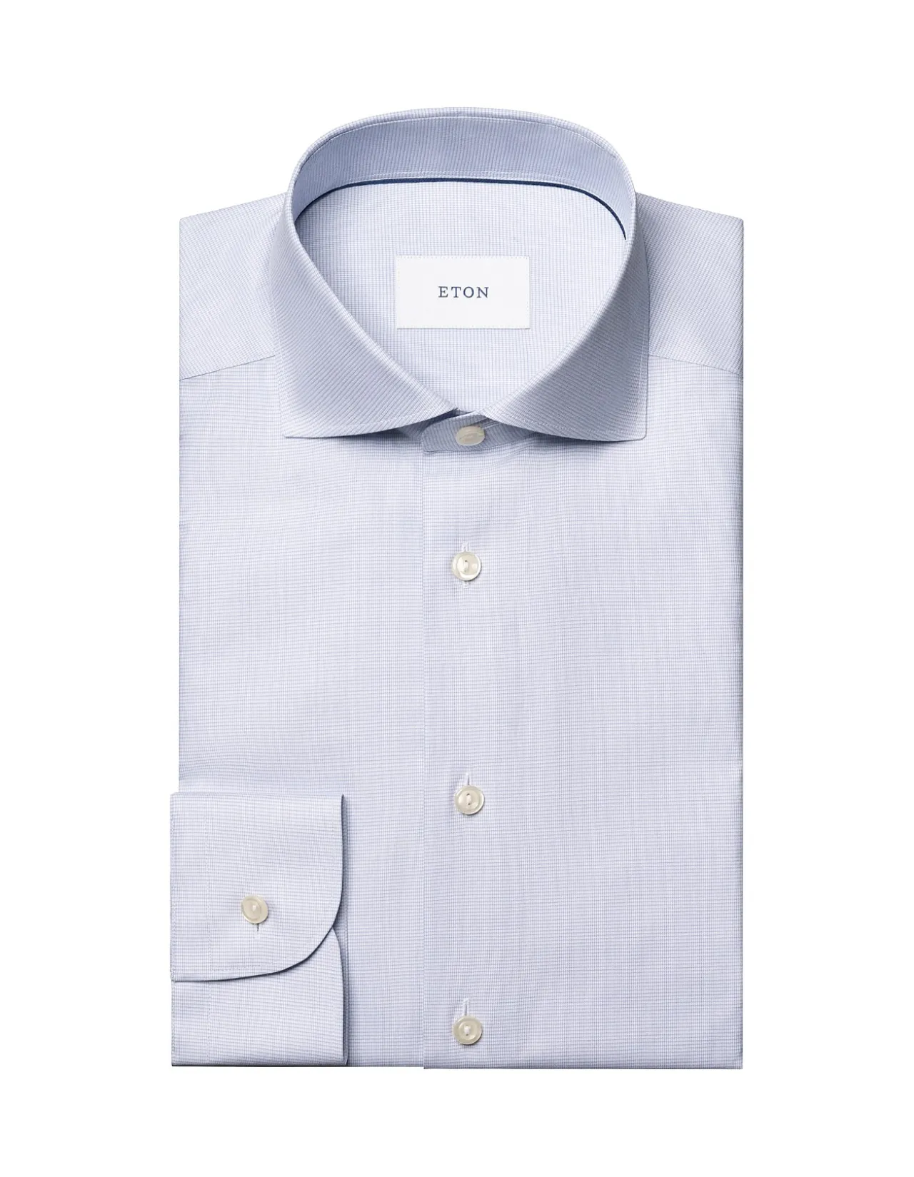 SEMI-SOLID SLIM FIT FINE TWILL SHIRT