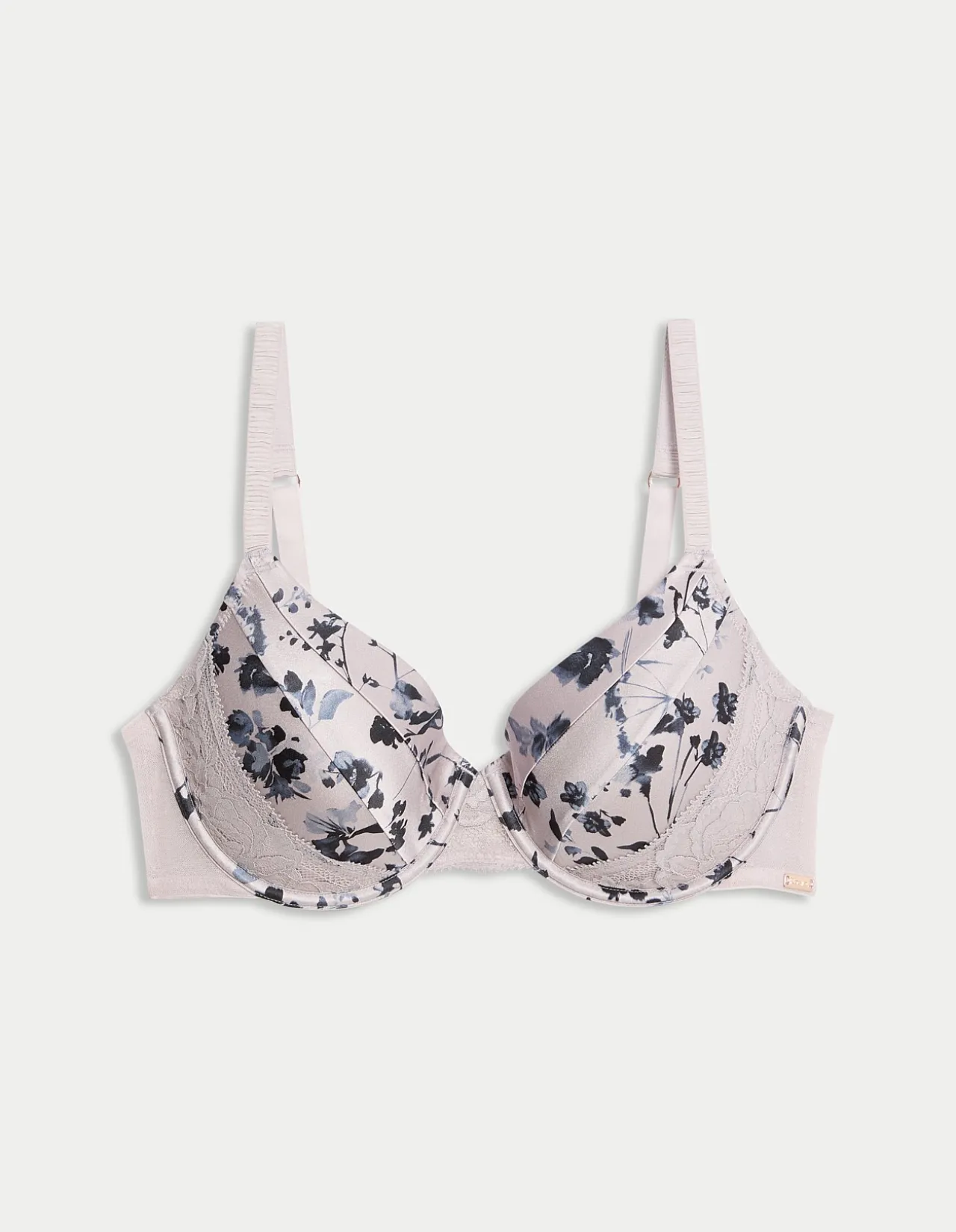 Senna Silk & Lace Wired Full Cup Bra