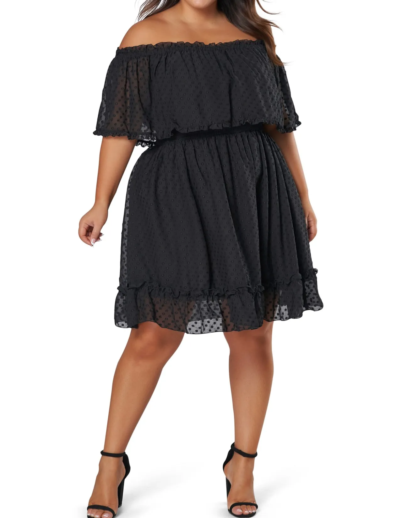 Sensual Off Shoulder Midi Dress