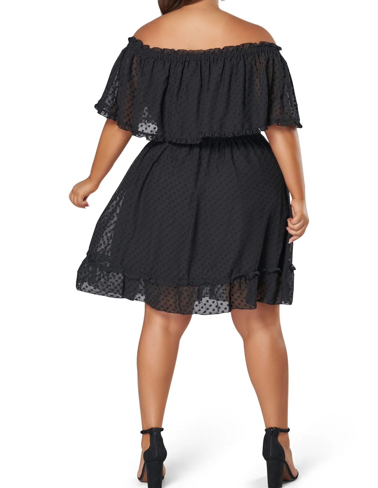 Sensual Off Shoulder Midi Dress