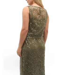 SEQUIN LACE TOP