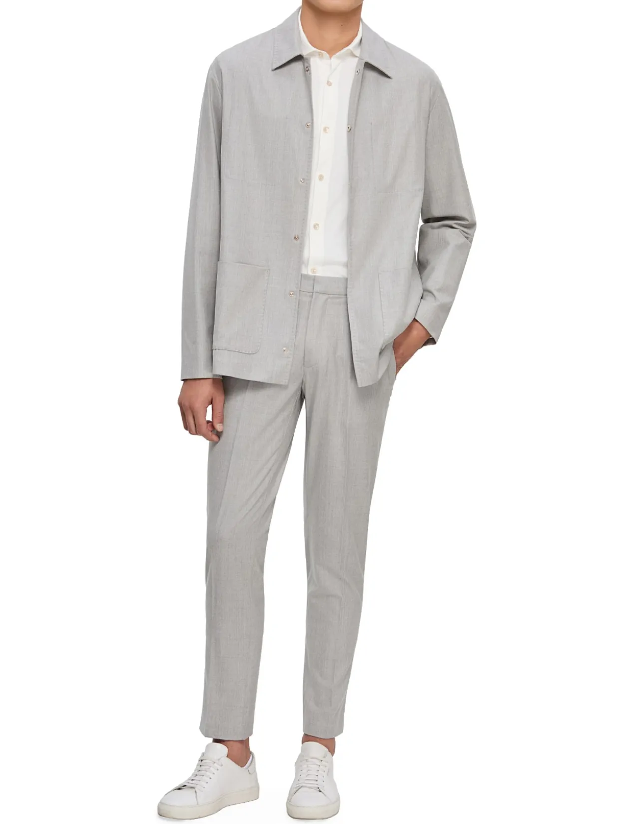 SETH WOOL FLANNEL SUIT JACKET