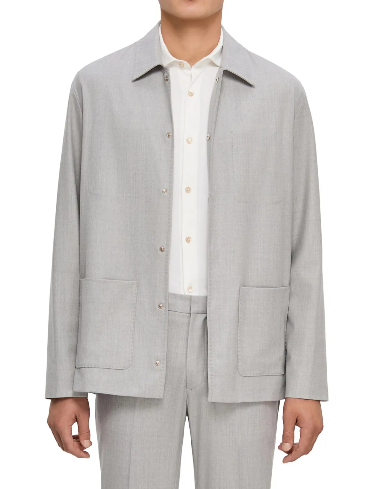 SETH WOOL FLANNEL SUIT JACKET