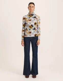 SHADOW EMILIE FLORAL LONG SLEEVE TOP