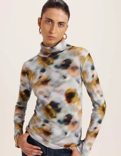 SHADOW EMILIE FLORAL LONG SLEEVE TOP