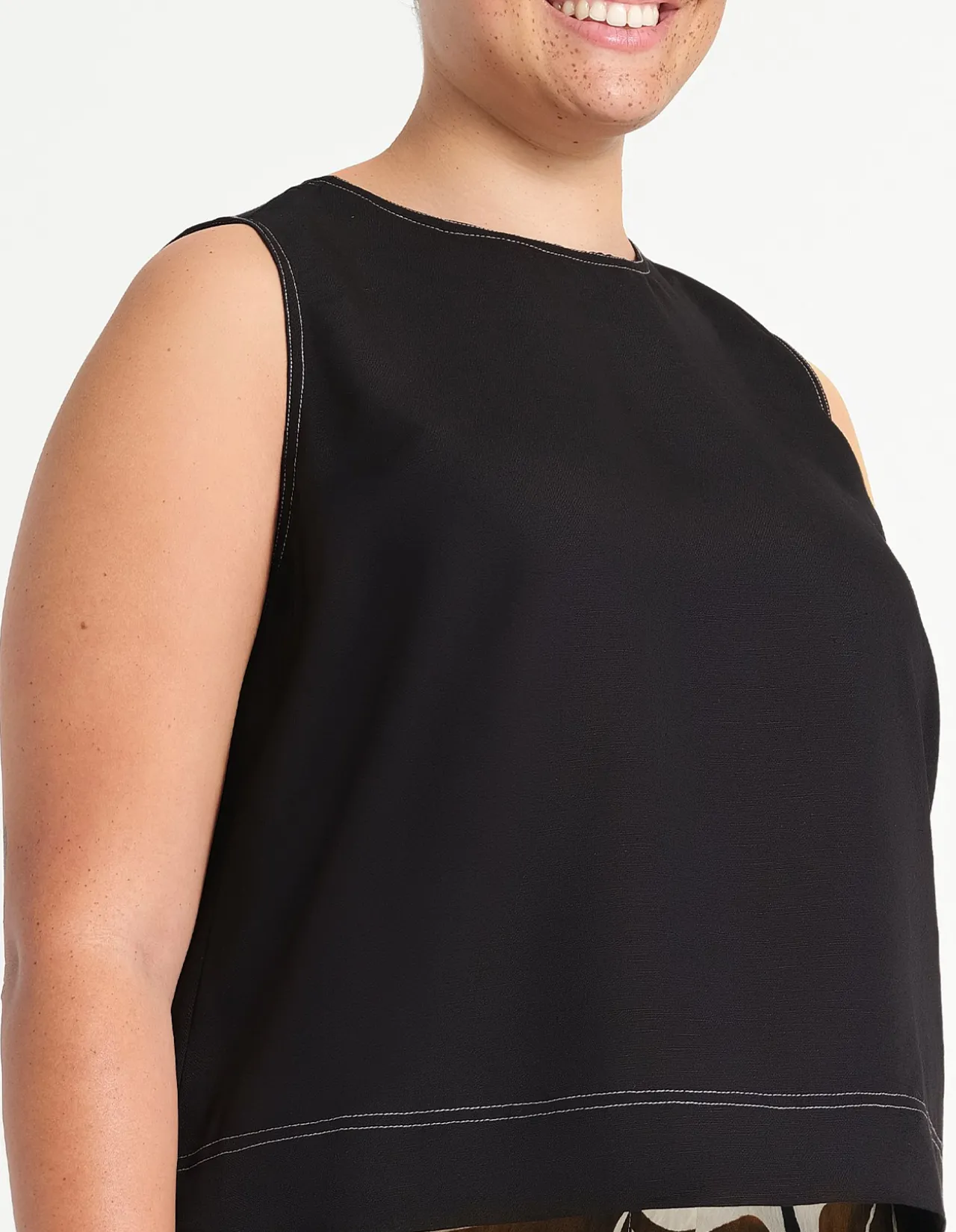 SHAE LINEN TANK TOP