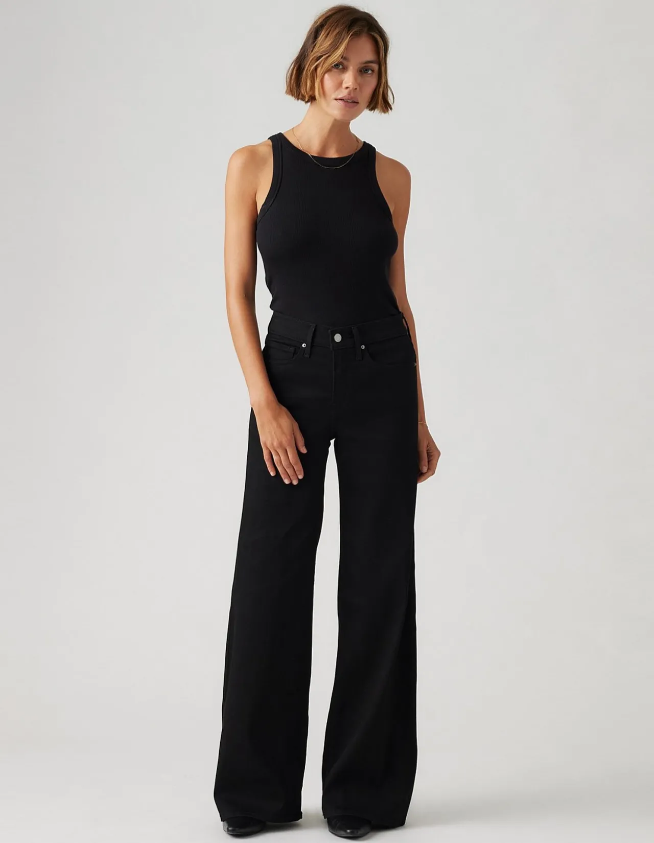 318 Shaping High Stretch Wide Leg Jeans