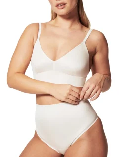 SHAPING SATIN-THONG