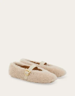 SHEARLING BALLET FLAT