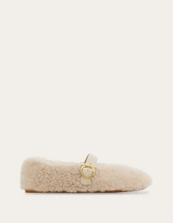 SHEARLING BALLET FLAT