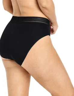 Sheer Tops Hi Cut Brief