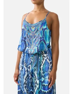 SHOESTRING STRAP JUMPSUIT