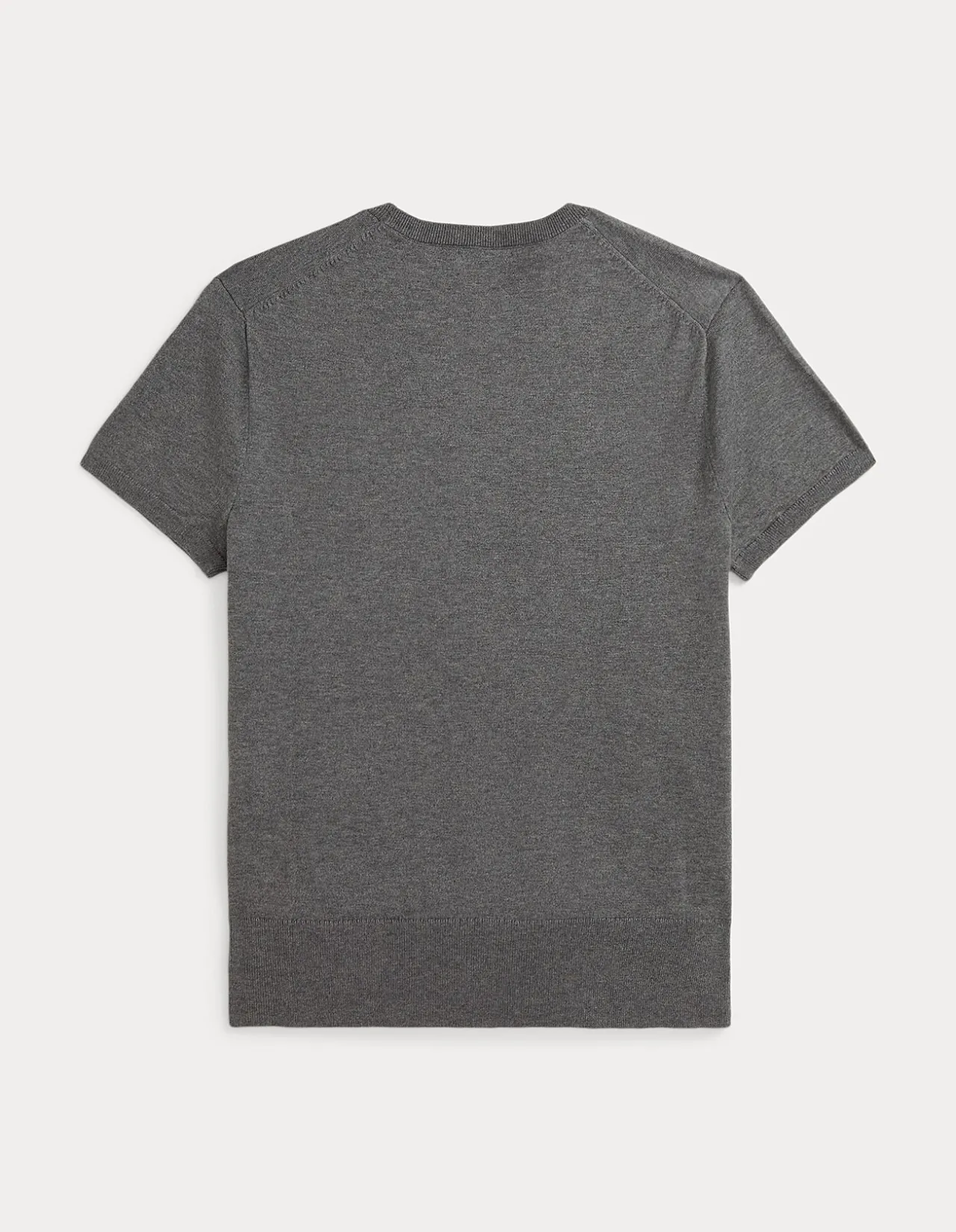 SHORT-SLEEVE CREWNECK SWEATER