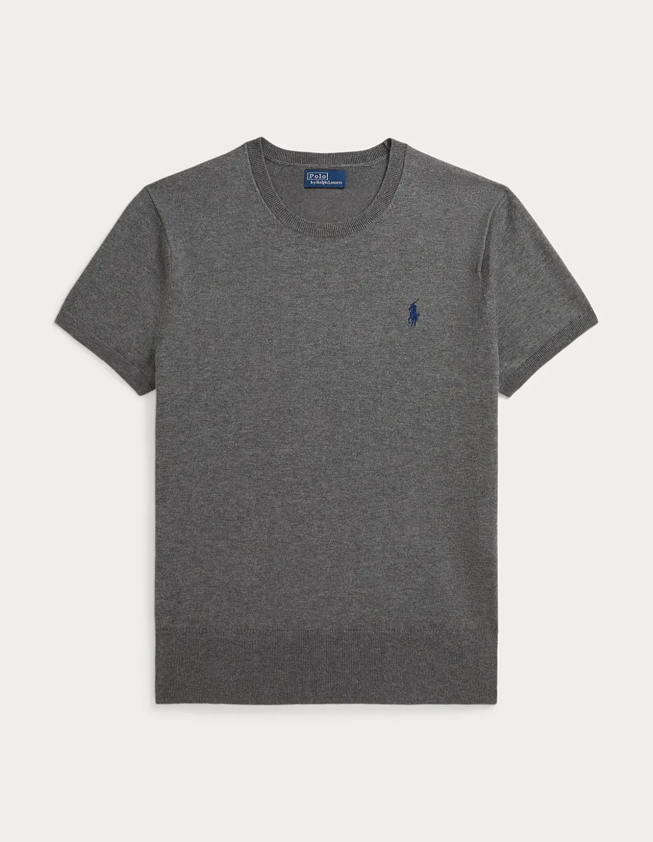 SHORT-SLEEVE CREWNECK SWEATER