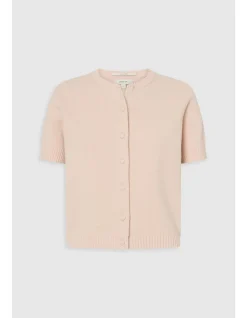 Short Sleeve Crew Cardigan