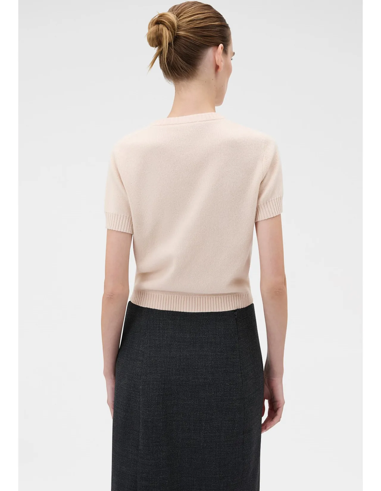 Short Sleeve Crew Cardigan