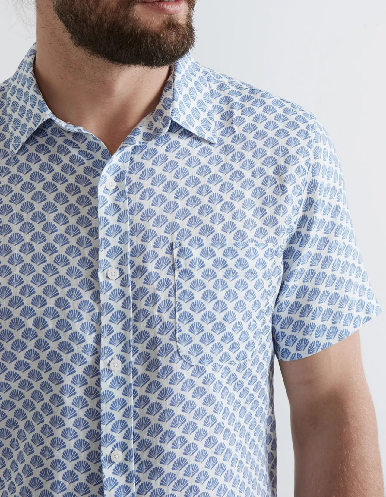 SHORT SLEEVE LINEN SHIRT