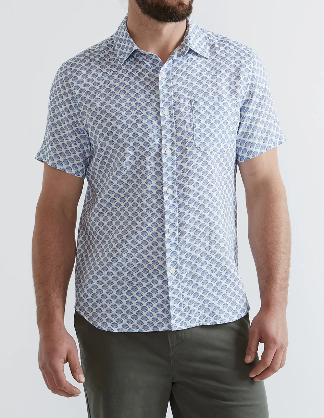 SHORT SLEEVE LINEN SHIRT