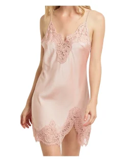 sian sleeveless short lace slip