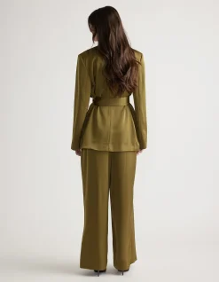 SIDNEY SATIN BLAZER