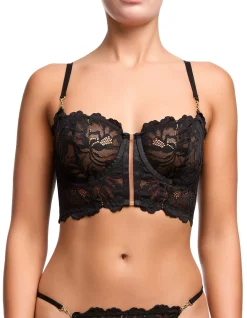 Sierra Longline Balconette Bra with Sheer Lace