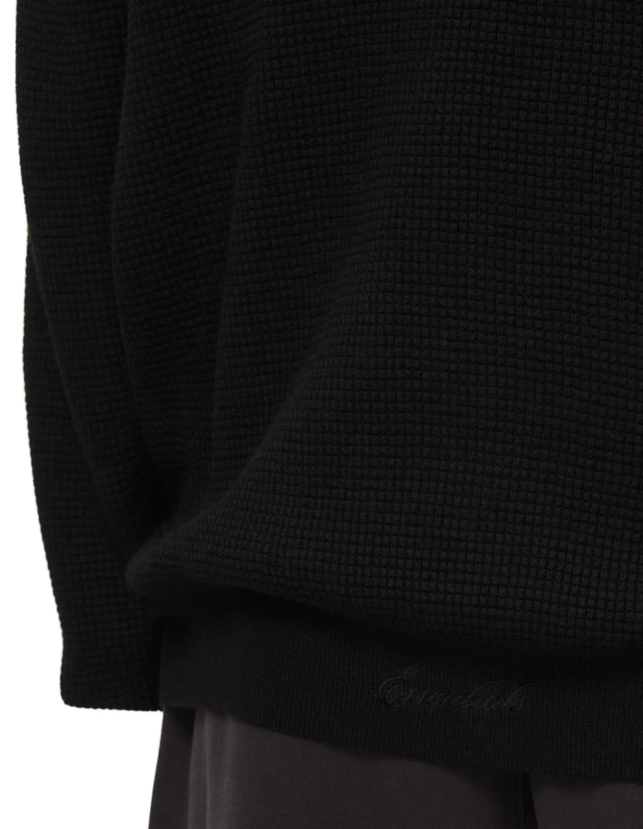 SIGNATURE WAFFLE 90'S CREWNECK SWEATER