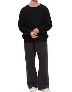SIGNATURE WAFFLE 90'S CREWNECK SWEATER