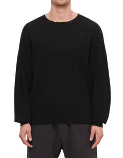 SIGNATURE WAFFLE 90'S CREWNECK SWEATER