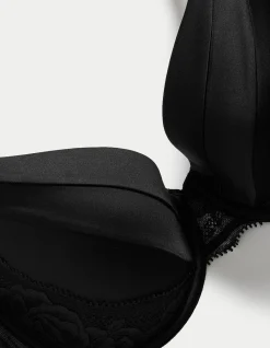 Silk & Lace Wired Full Cup Bra