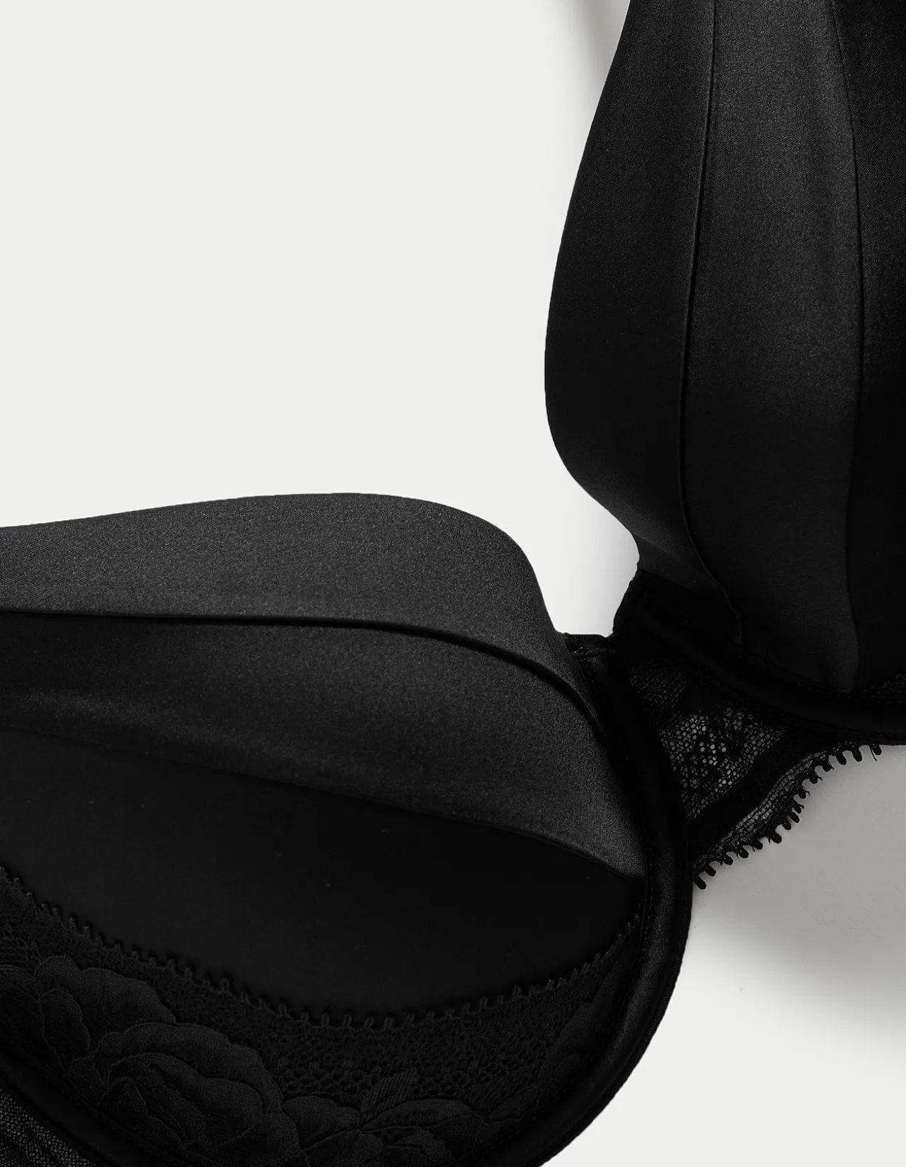 Silk & Lace Wired Full Cup Bra
