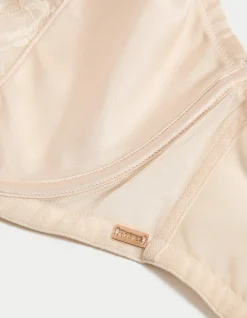 Silk & Lace Wired Minimiser Bra