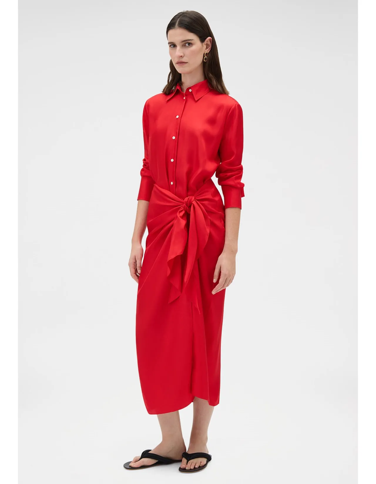 Silk Sarong Dress