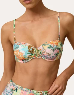 Simi Gathered Balconete Bra