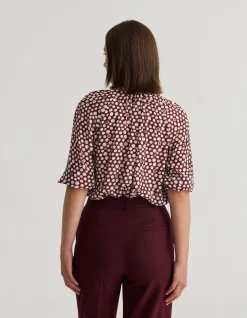 SIMONE TIE NECK SHIRT