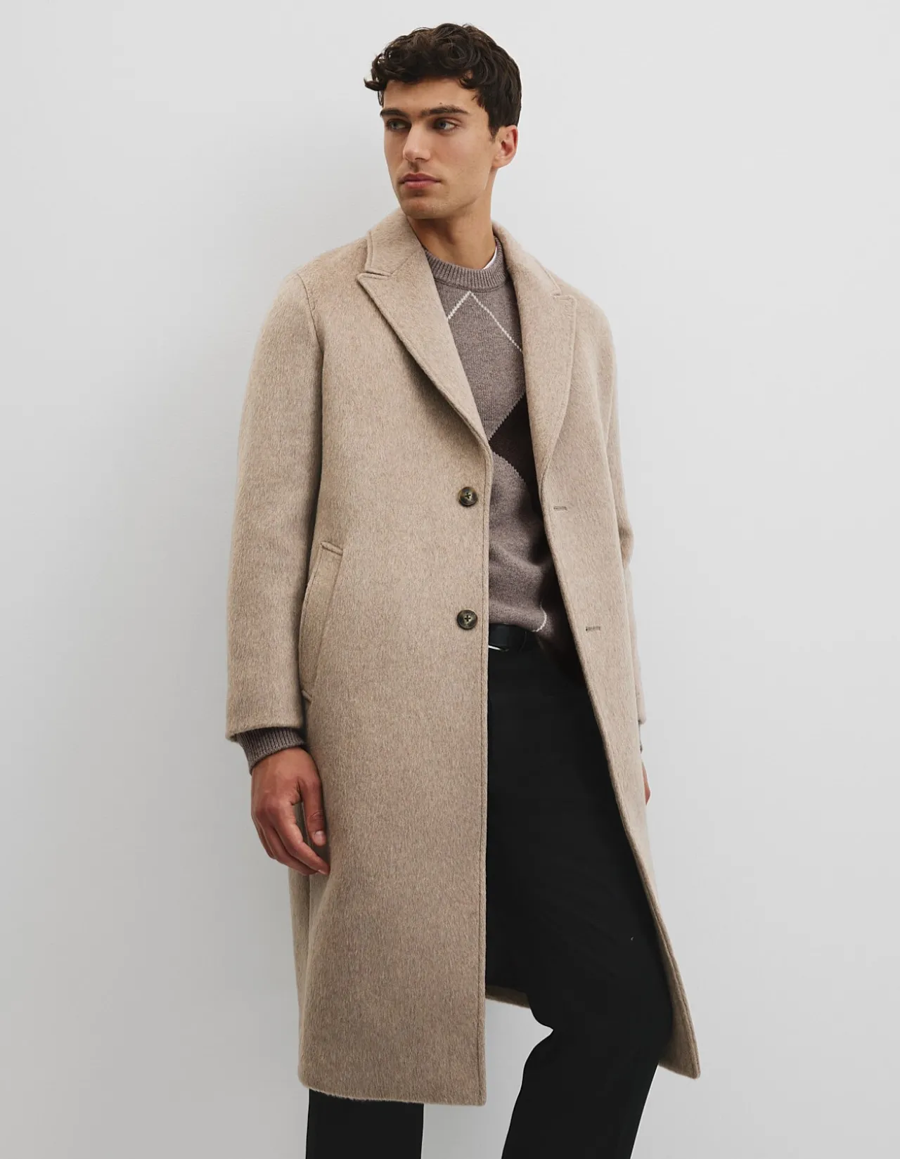 Single Breasted Tailored Overcoat
